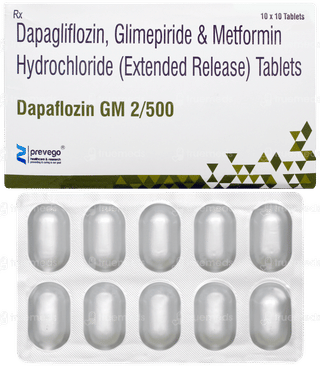 Dapaflozin GM 2/500 Tablet 10