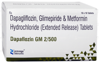 Dapaflozin GM 2/500 Tablet 10