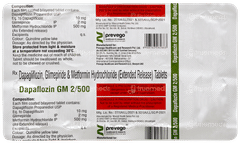 Dapaflozin GM 2/500 Tablet 10 Dapaflozin GM 2/500 Tablet 10