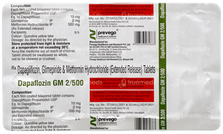 Dapaflozin GM 2/500 Tablet 10