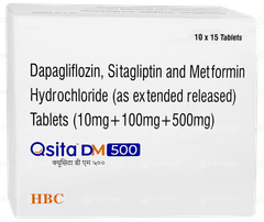 Qsita Dm 500 Tablet 15 Qsita Dm 500 Tablet 15