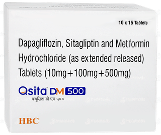 Qsita Dm 500 Tablet 15