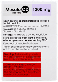 Mesalo Od 1200mg Tablet Pr 10 Mesalo Od 1200mg Tablet Pr 10