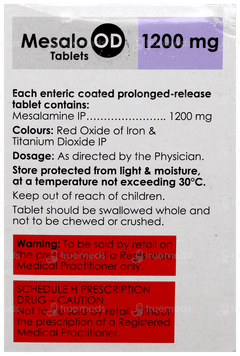 Mesalo Od 1200Mg Tablet Pr 10