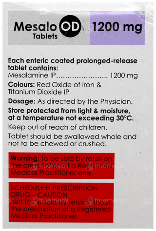 Mesalo Od 1200Mg Tablet Pr 10