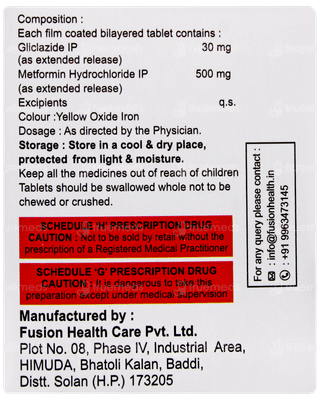 Xzid M 30 Xr Tablet 10