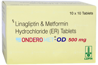 Ondero Met Od 500mg Tablet 10