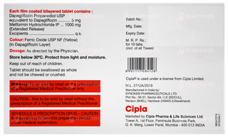 Cipdapla M 5/1000 Tablet 10