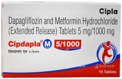 Cipdapla M 5/1000 Tablet 10