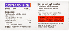 Daxybrad 10 Er Tablet 10 Daxybrad 10 Er Tablet 10
