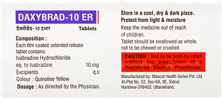 Daxybrad 10 Er Tablet 10