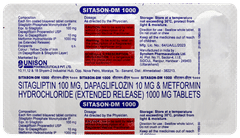 Sitason Dm 1000 Tablet 10