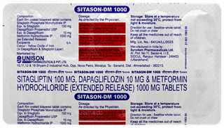 Sitason Dm 1000 Tablet 10