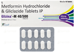 Glizina M 40/500 Tablet 10