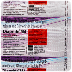Diapride M4 Tablet 15