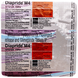 Diapride M4 Tablet 15