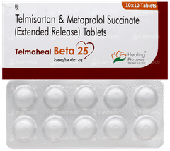 Telmaheal Beta 25 Tablet 10