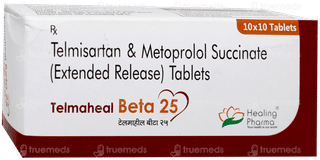 Telmaheal Beta 25 Tablet 10