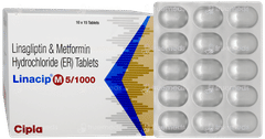 Linacip M 5/1000 Tablet 15