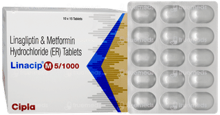 Linacip M 5/1000 Tablet 15