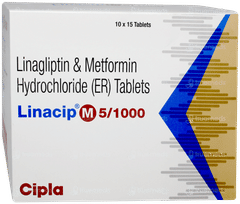Linacip M 5/1000 Tablet 15