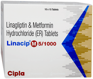 Linacip M 5/1000 Tablet 15