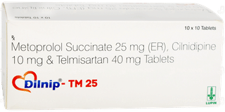 Dilnip Tm 25 Tablet 10