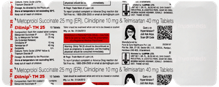 Dilnip Tm 25 Tablet 10