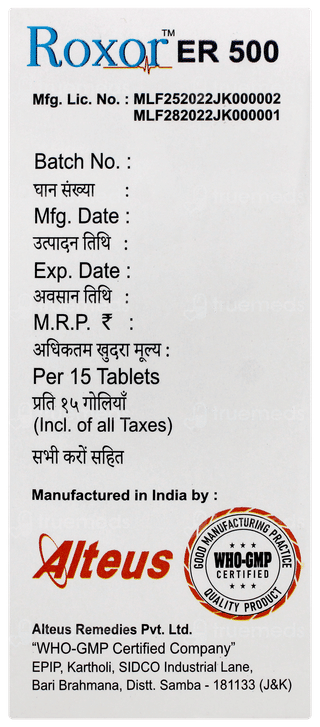 Roxor Er 500 Tablet 15