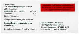 Verapres 120 Sr Tablet 10