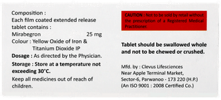 Obmira 25 Er Tablet 10