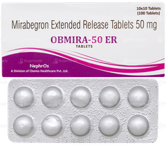 Obmira 50 Er Tablet 10 Obmira 50 Er Tablet 10