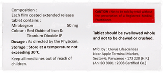 Obmira 50 Er Tablet 10