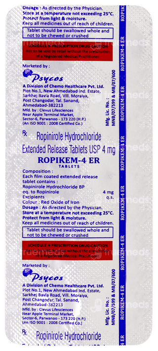 Ropikem 4 Er Tablet 10