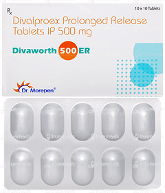 Divaworth 500 Er Tablet 10 Divaworth 500 Er Tablet 10