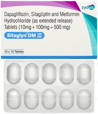Sitaglyn Dm 100/500 Tablet 10