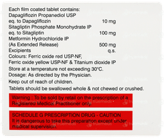 Sitaglyn Dm 100/500 Tablet 10 Sitaglyn Dm 100/500 Tablet 10
