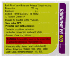 Ranogem Er 500 Tablet 10
