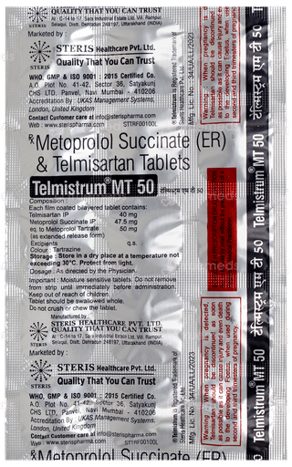 Telmistrum Mt 50 Tablet 15