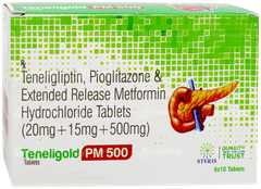 Teneligold Pm 500 Tablet 10