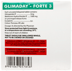 Glimaday Forte 3 Tablet 15