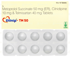 Dilnip Tm 50 Tablet 10 Dilnip Tm 50 Tablet 10