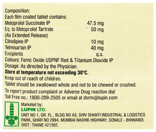 Dilnip Tm 50 Tablet 10