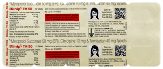 Dilnip Tm 50 Tablet 10