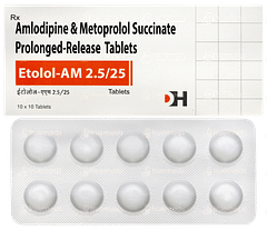 Etolol Am 2.5/25 Tablet 10