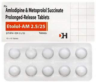 Etolol Am 2.5/25 Tablet 10