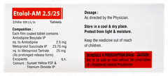 Etolol Am 2.5/25 Tablet 10