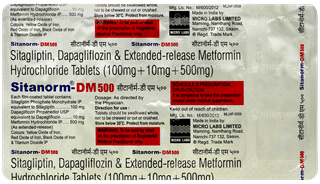 Sitanorm Dm 500 Tablet 10