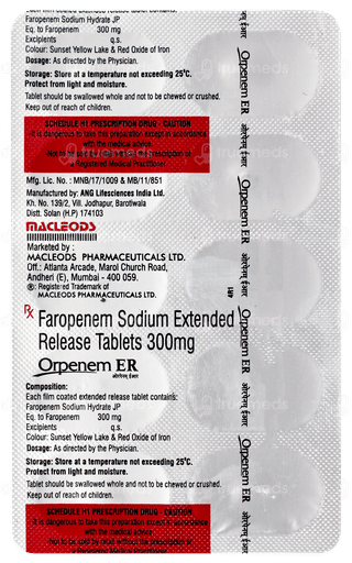 Orpenem Er Tablet 10