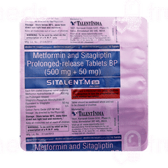 Sitalent M Sr 50/500 Tablet 15